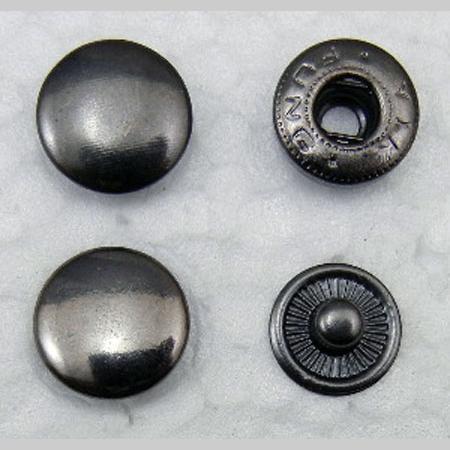 即決☆バネホック☆黒ニッケル☆12.5mm☆100組☆両面☆6番拍卖
