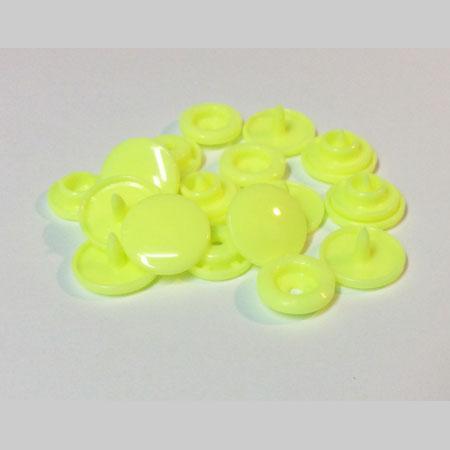 即決/樹脂ホック/丸形/径12mm/ライムイエロー/100組/A27拍卖