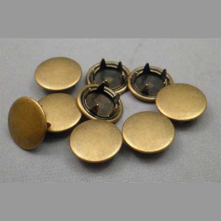 即決☆アメリカンホック・皿巻き☆古美☆頭径11.6mm☆100組☆銅拍卖