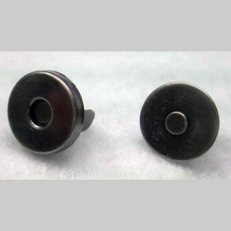 即決/マグネットホック/10mm/シルバーブラック/30組/薄/1番拍卖