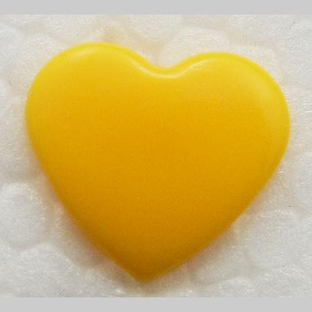 即決/樹脂ホック/ハート形/径12mm/金橙色/50組/B10拍卖