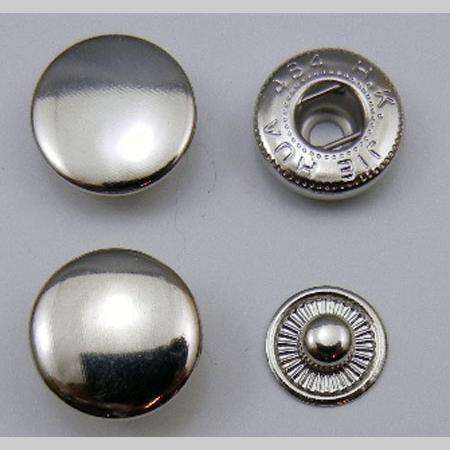 即決☆バネホック☆ニッケル☆15.0mm☆100組☆両面☆9番拍卖