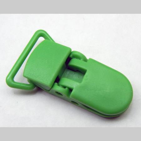 即決☆クリップ☆樹脂製☆ベルト幅20mm・縦38mm☆緑色☆2個☆9番拍卖