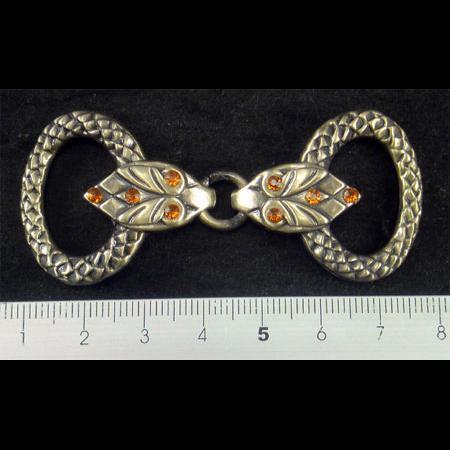 即決/装飾金具/アンティーク/デコパーツ付/ベルト19mm/2個合金④拍卖