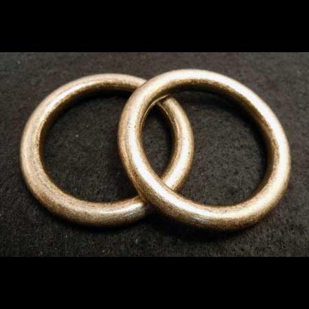 即決/丸リング/丸線/古美/外径44mm/線太5.8mm/5個/15番/小拍卖