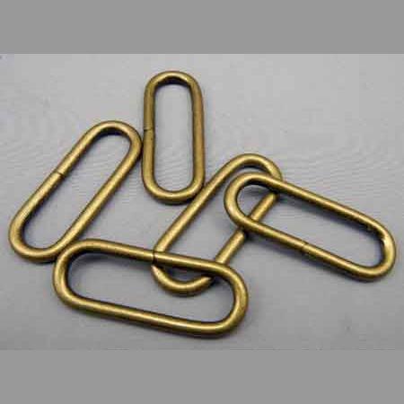 即決☆楕円カン☆アンティーク☆内径38mm線太3.5mm☆30個☆6番拍卖