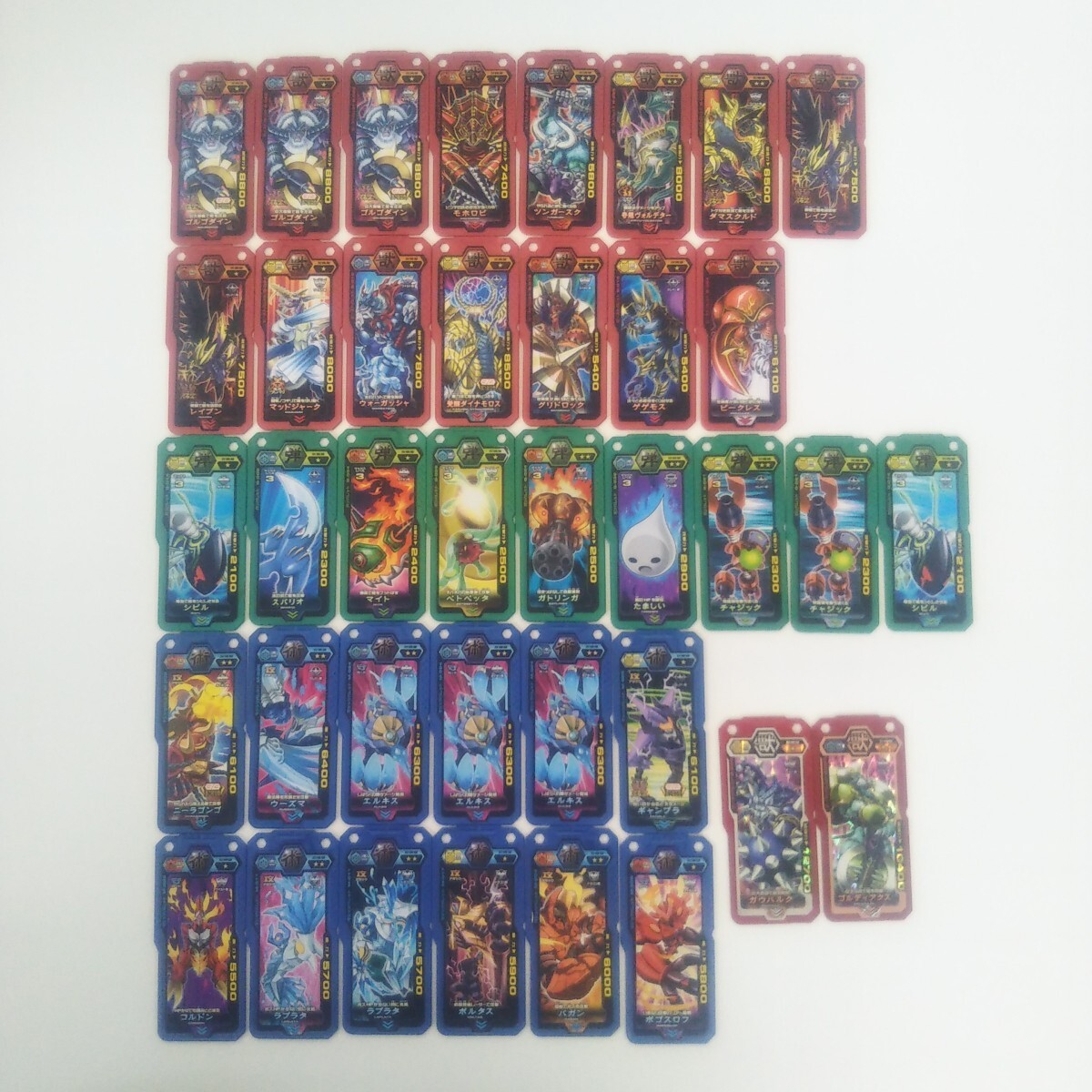 B1495 中古 友情装着! ブットバースト 魔の3弾 トレカ38枚セット ダブリ有 ガンバレット マジックバレット ビーストバレット バンダイ拍卖