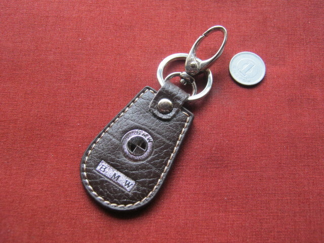 BMW キーホルダー(茶革製)未使用拍卖