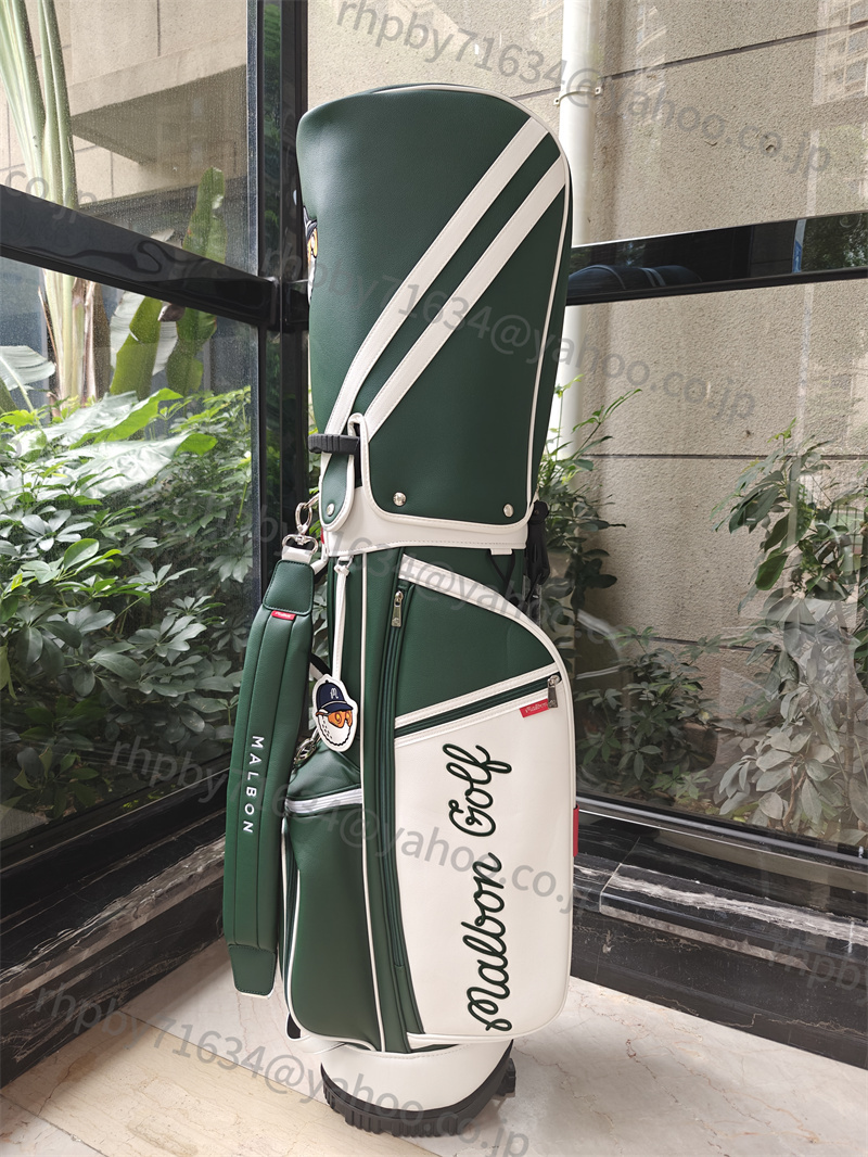 ●マルボンゴルフ MALBON  キャディーバック スタンドバッグ 男女兼用 green ● RH036拍卖