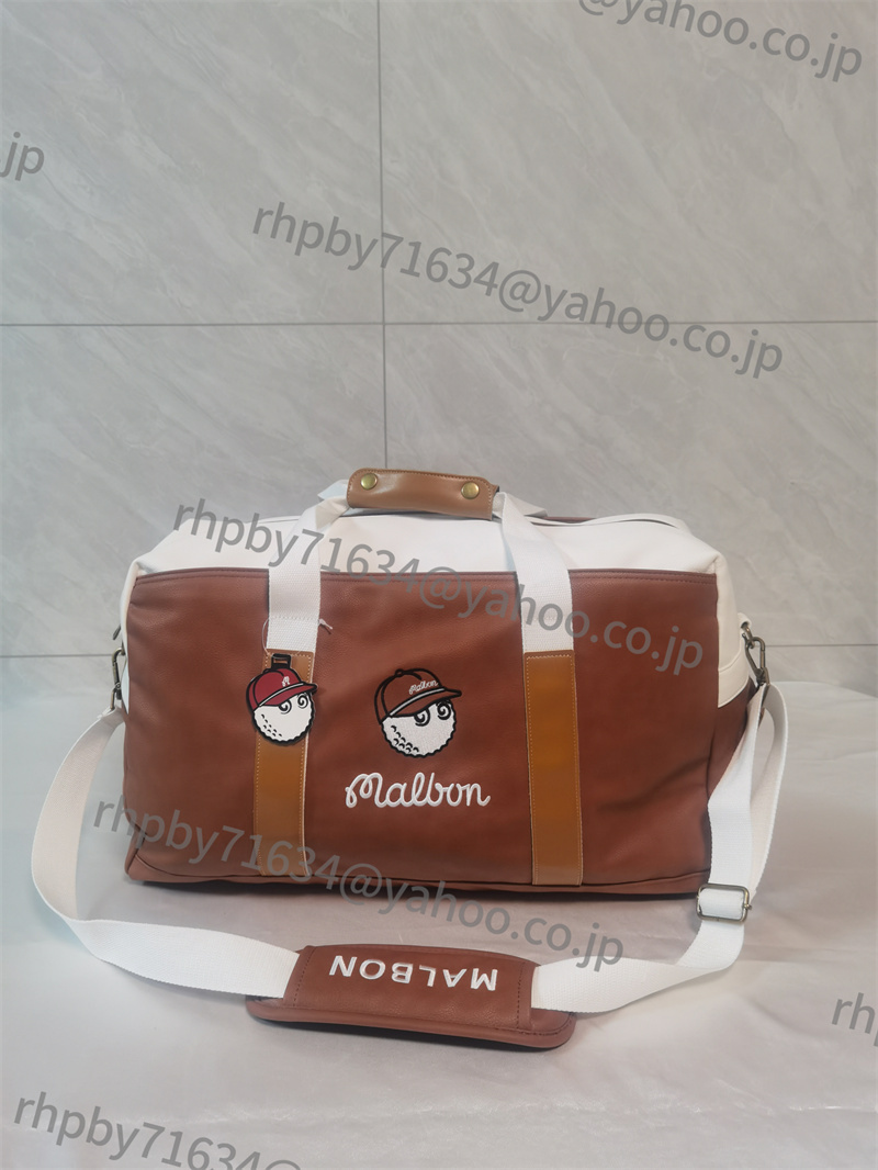 最安値 MALBON ゴルフ ボストンバッグ 靴収納 50*30*25 ●RH081拍卖
