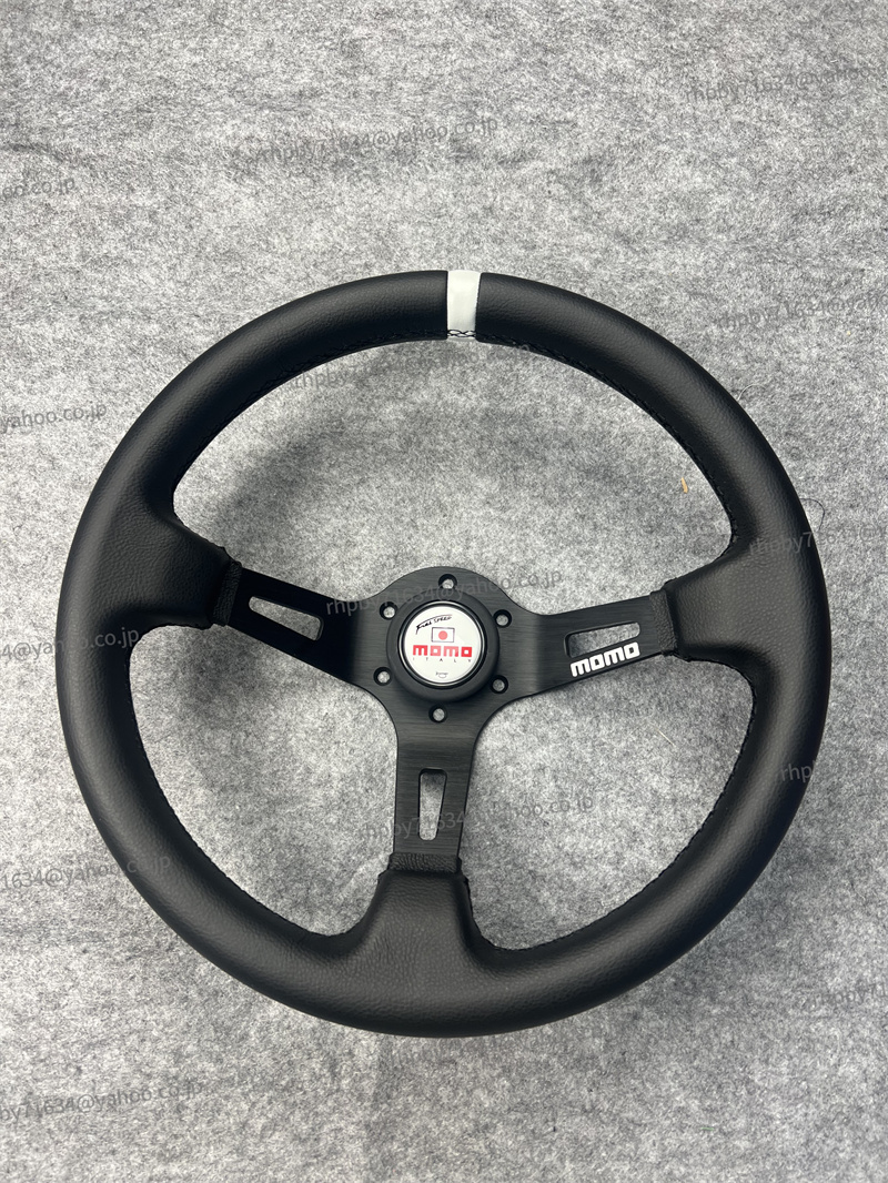 MOMO 車ハンドル ステアリングホイール 13インチ 競技用改装ハンドルホイール white RH002拍卖