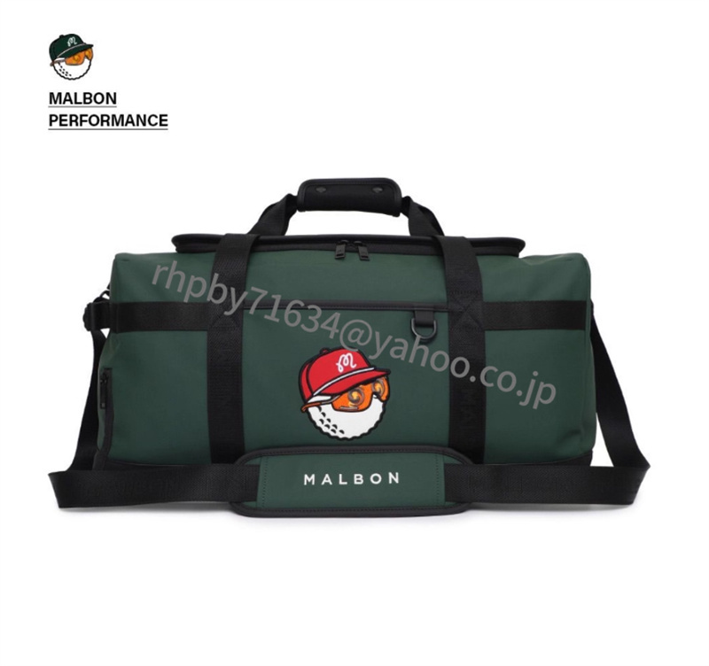 新品 Malbon マルボンゴルフ 男女兼用 ボストンバッグ人気グリンー●RH111拍卖