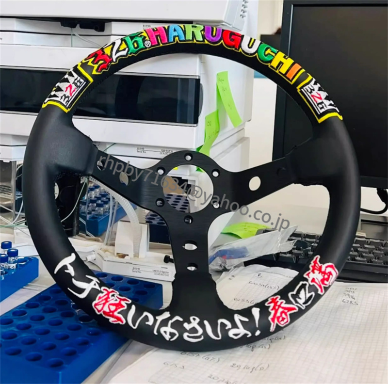 新登場ステアリング 326パワー 326power ラリークイック トチ狂 32.6パイ 13インチ 春口満 競技用改装ハンドル RH066拍卖