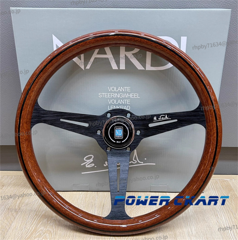 ナルディ NARDI ステアリングホイール 車ハンドル350mm ウッド調 競技用改装ハンドルホイール RH011拍卖