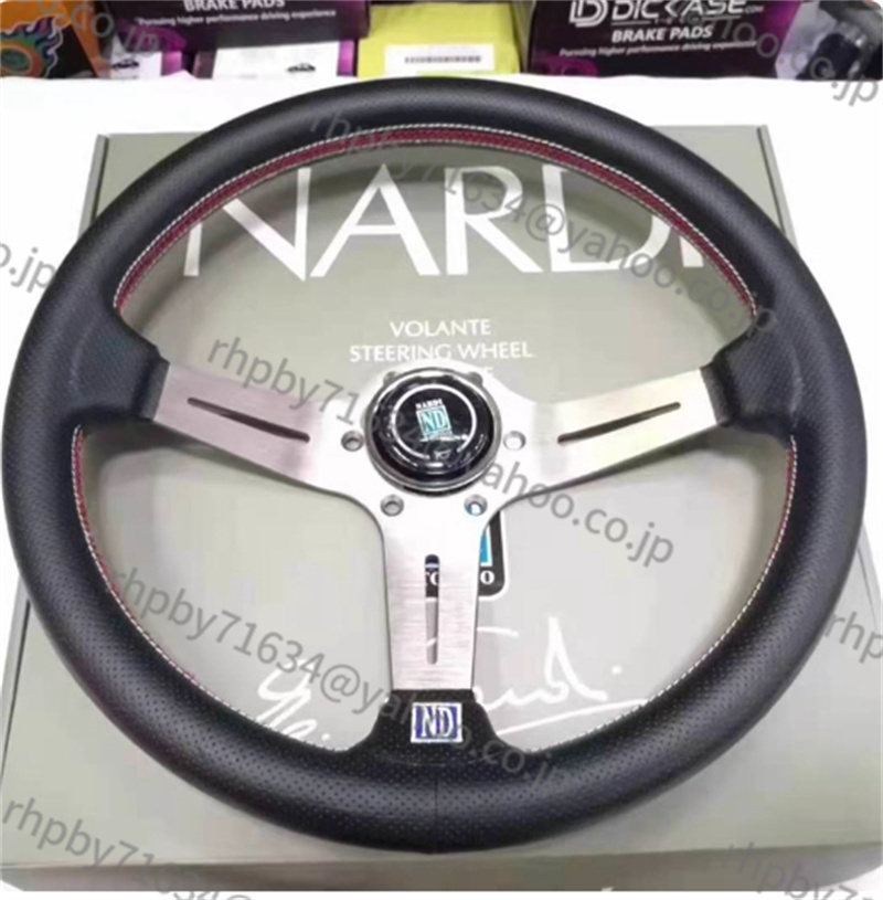 新入荷 Nardi ナルディ ステアリング 車ハンドルスポーツ14インチ 競技用改装ハンドル ●RH038拍卖