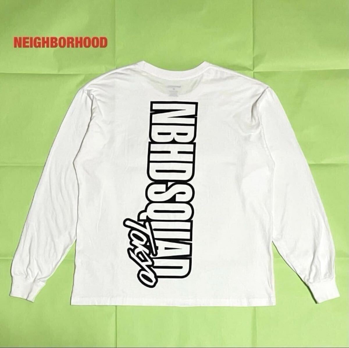【人気】NEIGHBORHOOD ネイバーフッド NH.TEE LS-6 ロンT ロゴデザイン 両面プリント クルーネック ユニセックス 231PCNH-LT06拍卖