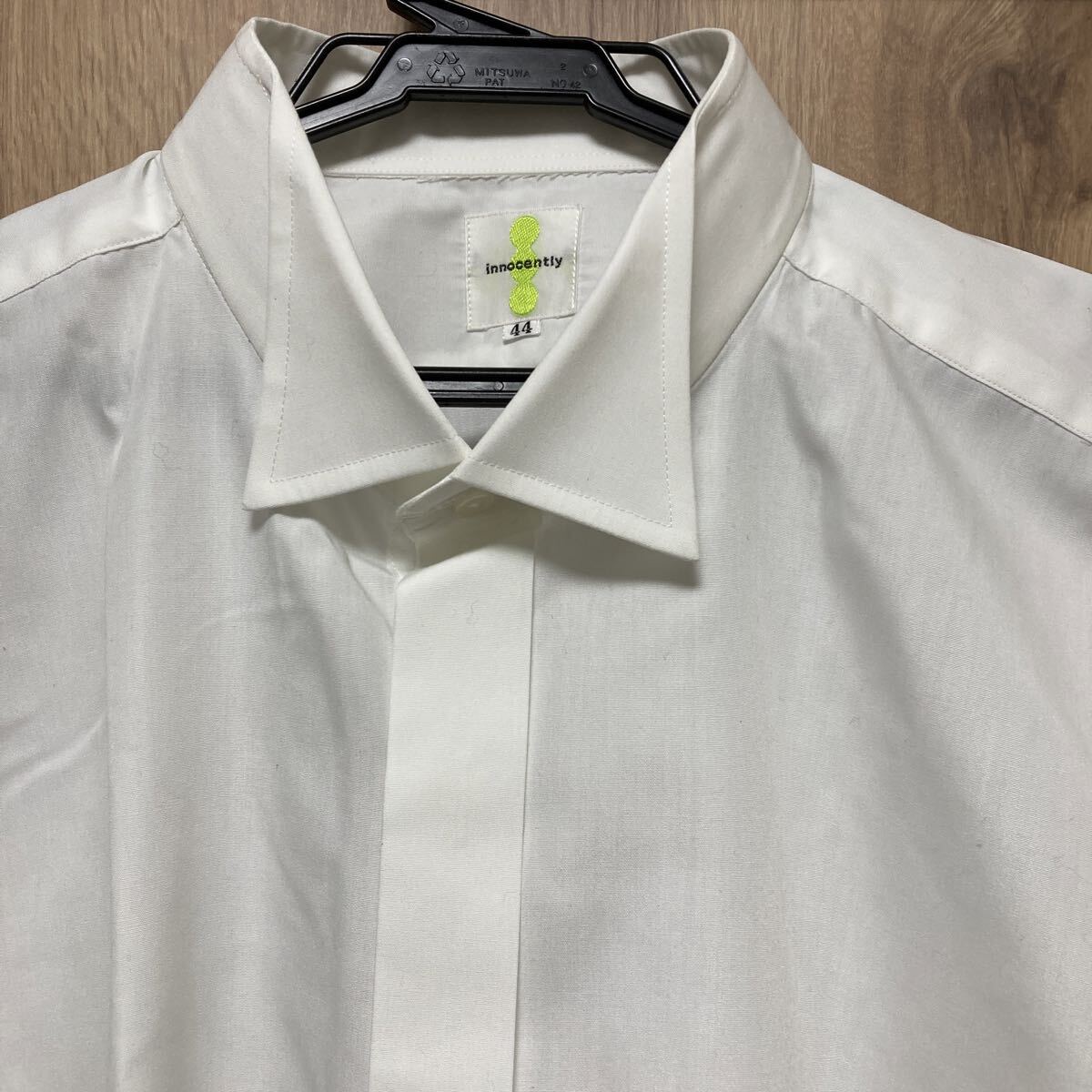 美品 innocently ウィングシャツ パーティー 結婚式 フォーマル ドレスシャツ拍卖