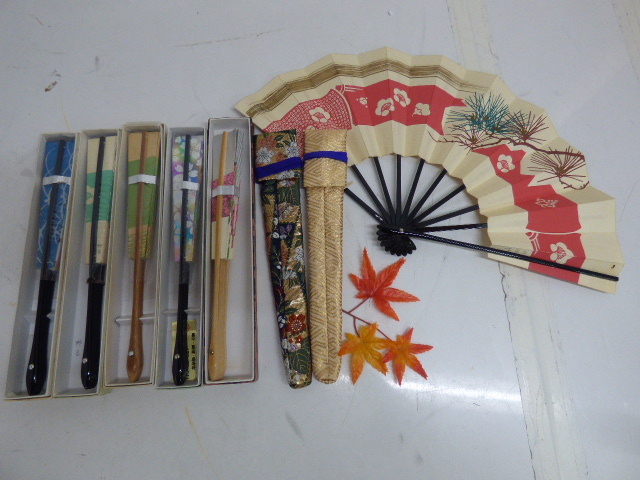 む702【6点セット】舞扇 踊り 雲錦堂 桜松梅 拍卖
