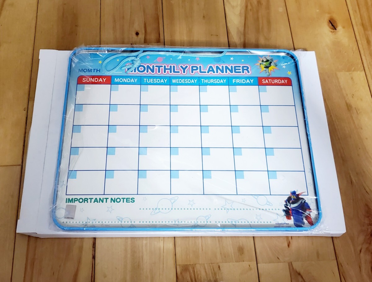 バズライトイヤー マンスリープランナー ホワイトボード ペン マグネット 6セット 長期保管品 ディズニー トイ・ストーリー拍卖