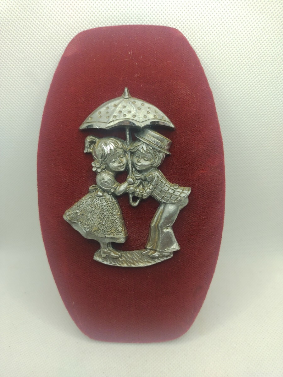 エタン フランス ピューター 置物 インテリア ビンテージ アンティーク イタリア製 プリンス ベルベット 6S-3015 【動作OK】拍卖