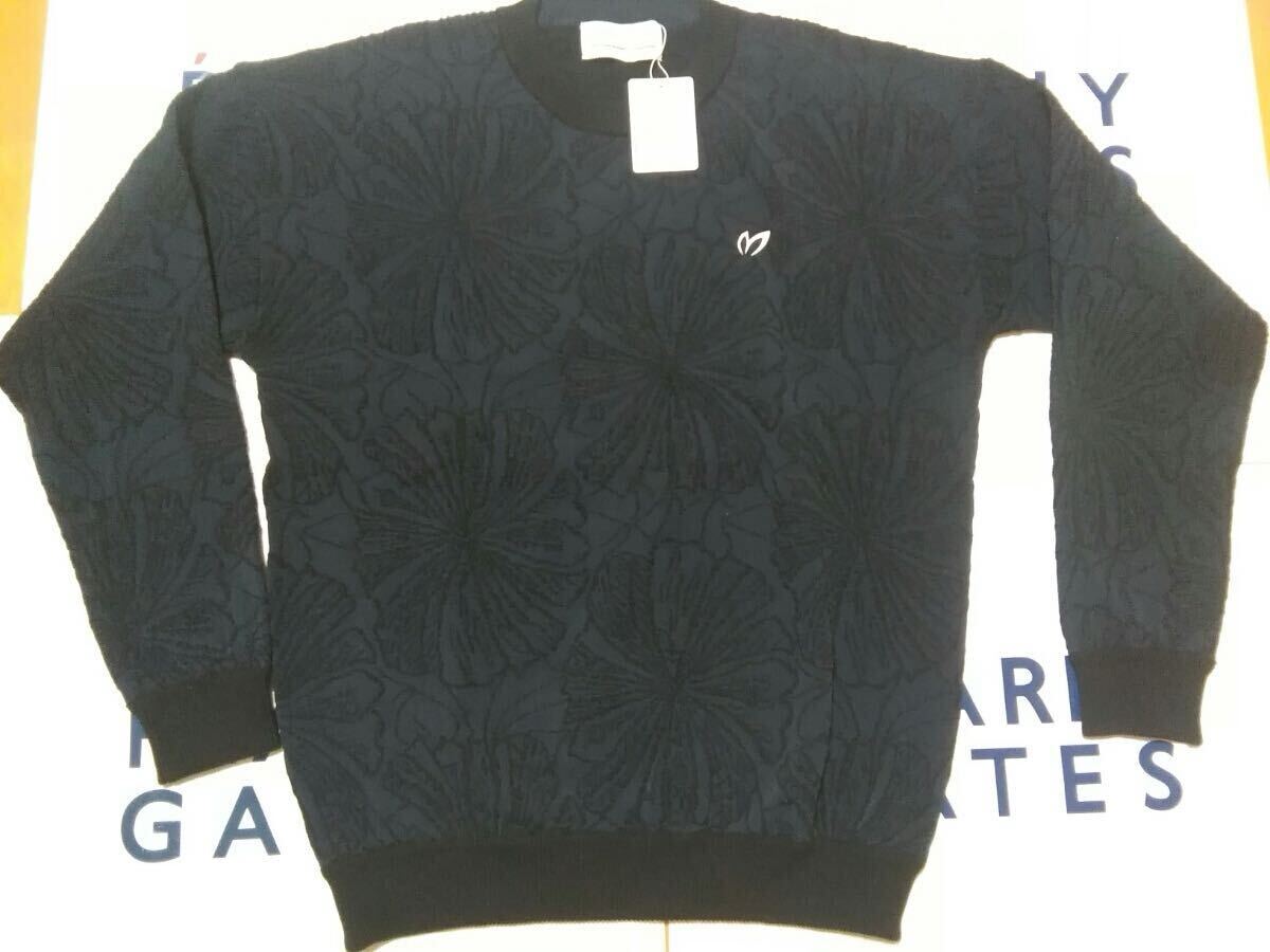 新品 正規品 パーリーゲイツ マスターバニー roberto collina フラワージヤガードニット ネイビー サイズ 4拍卖