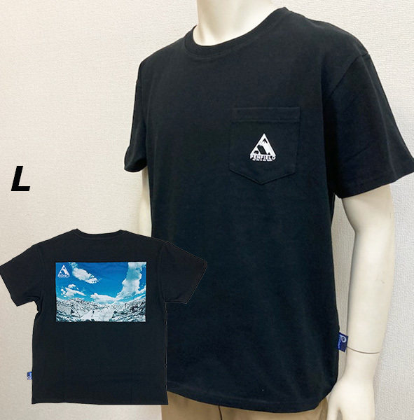 即決新品 ペンフィールド Lサイズ バックメッシュフォト ワイド 半袖 Tシャツ ブラック ヘビーウエイト 送料無料 PenField拍卖