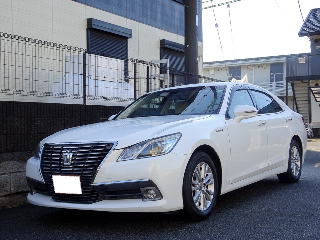 車検満タン クラウンHV ロイヤルサルーン HDDナビ TV Bluetooth バックカメラ スマートキー シートヒーター クルーズコントロール HID ETC拍卖