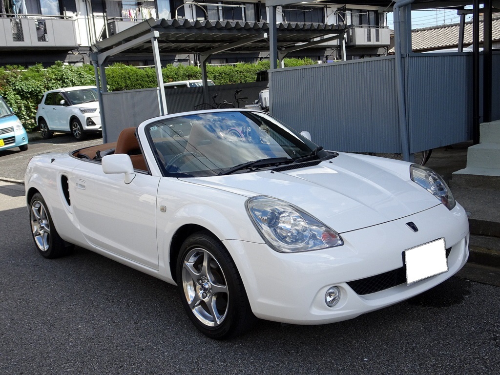 17年式 MR-S 後期 Vエディション 実走行41020km 車検8年12月18日 ナビ DVD再生機能 Bluetooth 本革シート 禁煙車 記録簿多数あり ETC 綺麗拍卖