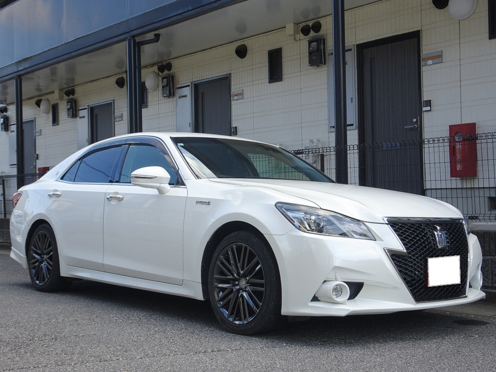 車検満タン 27年式 クラウンHV アスリートS HDDナビ TV Bluetooth バックモニター スマートキー シートヒーター クルコン HID ETC ドラレコ拍卖