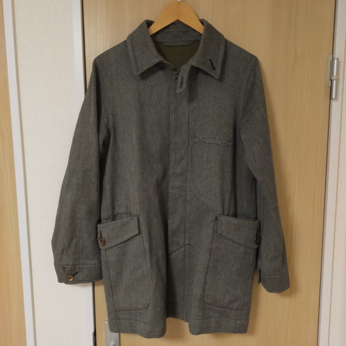 GERUGA ゲルガ GR-CT-04 エンジニアコート ウール 日本製 1 グレー拍卖