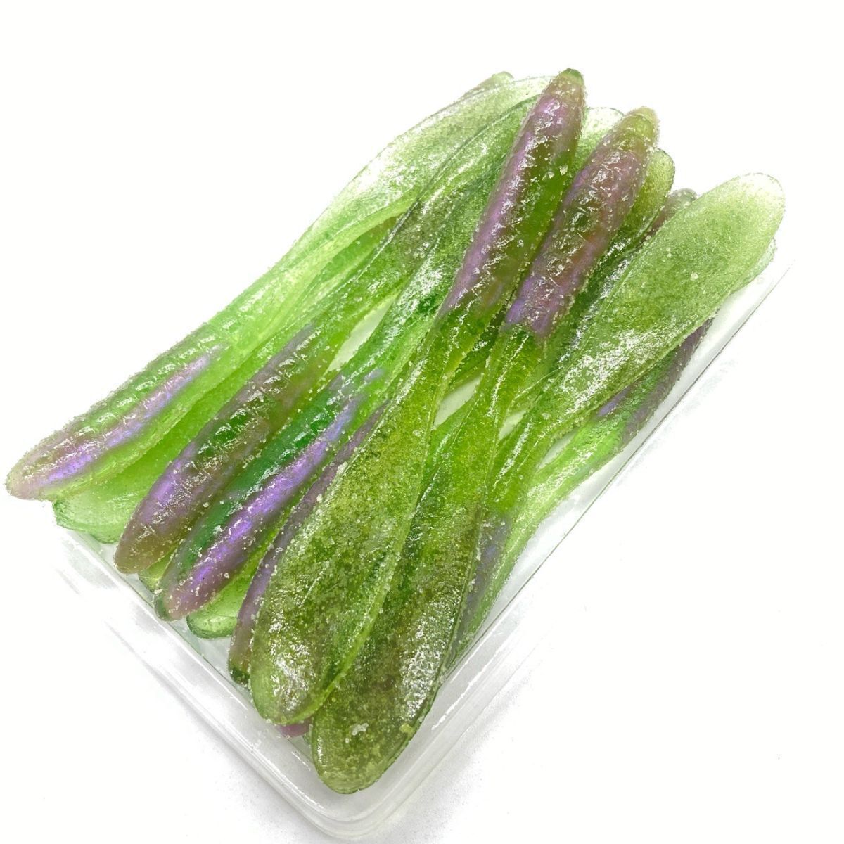 712503 カリフォルニアワーム パドルテールグラブ 4インチクラス 14本 CALIFORNIA WORM PADDLE TAIL GRUB ハンドポワード オールド品拍卖