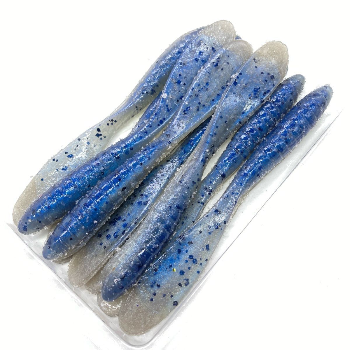 712504 カリフォルニアワーム パドルテールグラブ 4インチクラス 9本 CALIFORNIA WORM PADDLE TAIL GRUB ハンドポワード オールド品拍卖