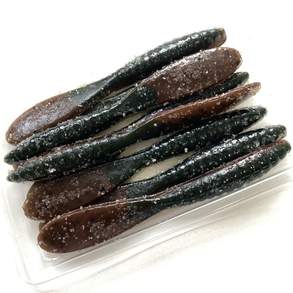 714517 カリフォルニアワーム パドルテールグラブ 4インチクラス 8本 CALIFORNIA WORM PADDLE TAIL GRUB キャスティークチョイス OLD品拍卖