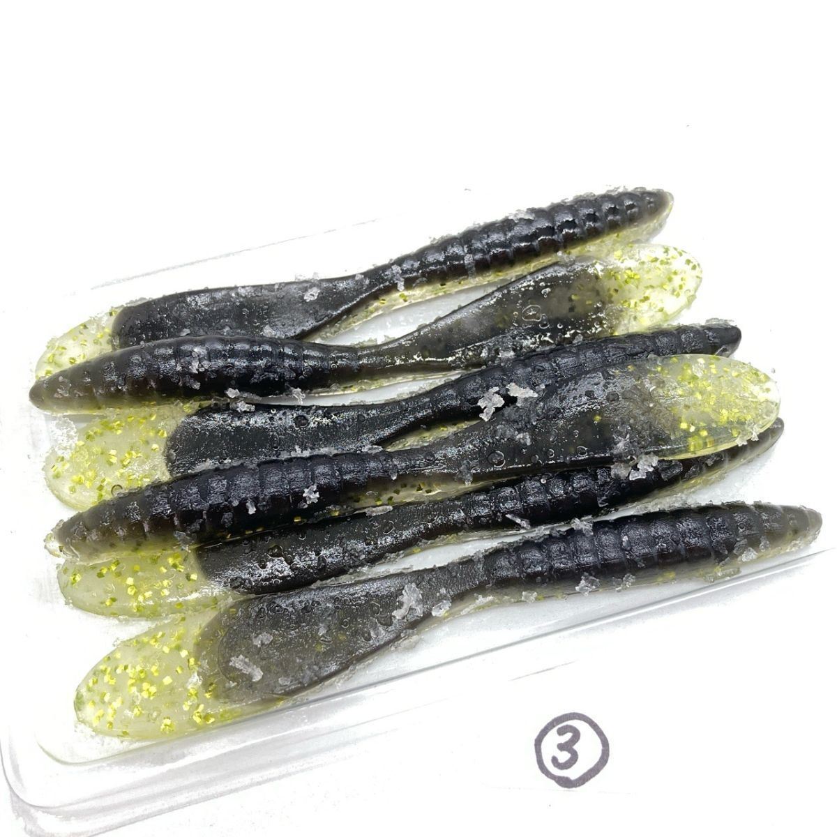 714549 フジオカパドル 4インチクラス 6本③ FUJIOKA PADDLE ハンドポワード 藤岡 パドルテール カリフォルニアワーム系 オールド品拍卖