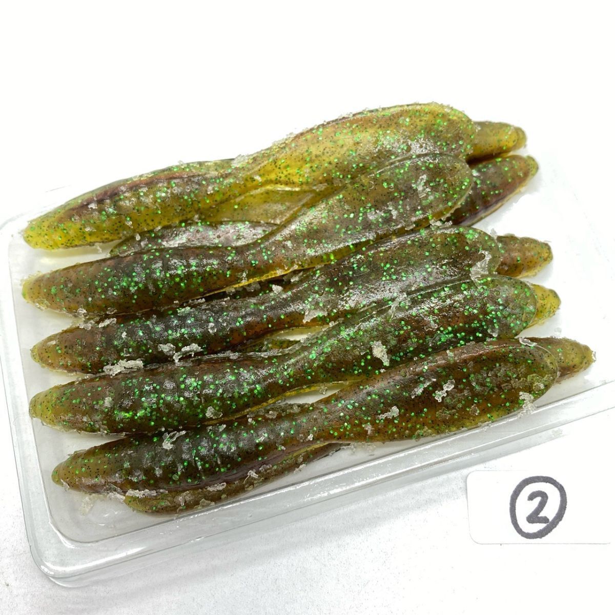 714566 フジオカパドル 3.5インチ 10本② FUJIOKA PADDLE ハンドポワード 藤岡 パドルテール カリフォルニアワーム系 オールド品拍卖