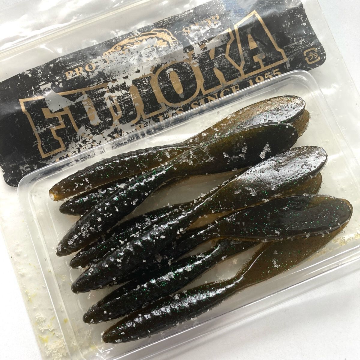 714734 フジオカパドル 4インチクラス 8本 FUJIOKA PADDLE ハンドポワード 藤岡 パドルテール カリフォルニアワーム系 オールド品拍卖