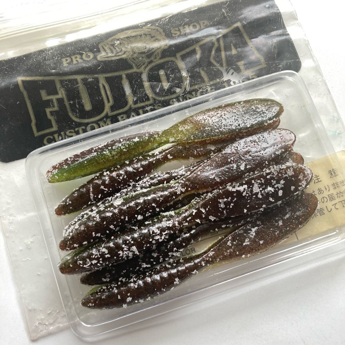 714735 フジオカパドル 4インチクラス 8本 FUJIOKA PADDLE ハンドポワード 藤岡 パドルテール カリフォルニアワーム系 オールド品拍卖