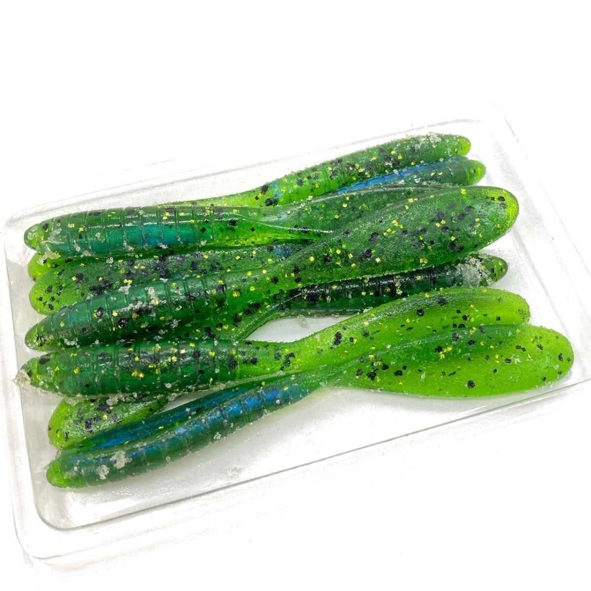 714860 カリフォルニアワーム パドルテールグラブ 4-1/2インチ 8本 CALIFORNIA WORM PADDLE TAIL GRUB ハンドポワード オールド品 希少拍卖