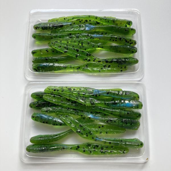 613002 カリフォルニアワーム 3-1/2インチ ベイビーシャーク 20本 CALIFORNIA WORM BABY SHARK #036 ブルーギルカラー 希少入手困難品拍卖