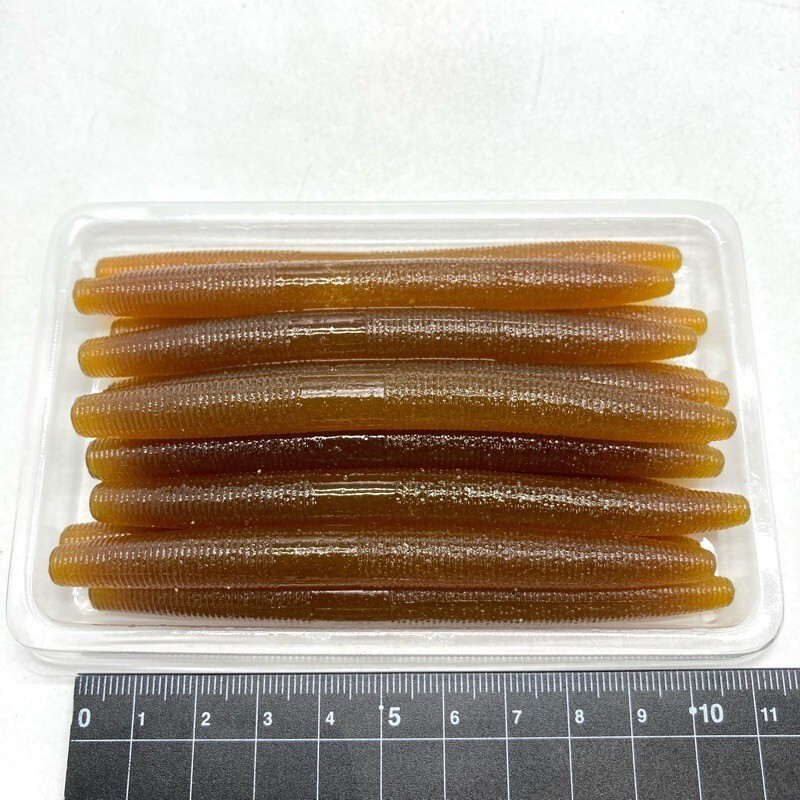 815712 ゲーリーヤマモト 4インチ ヤマセンコー 14本 GARY YAMAMOTO #042 ウォーターメロンいい感じなヤケアリ オールド品拍卖