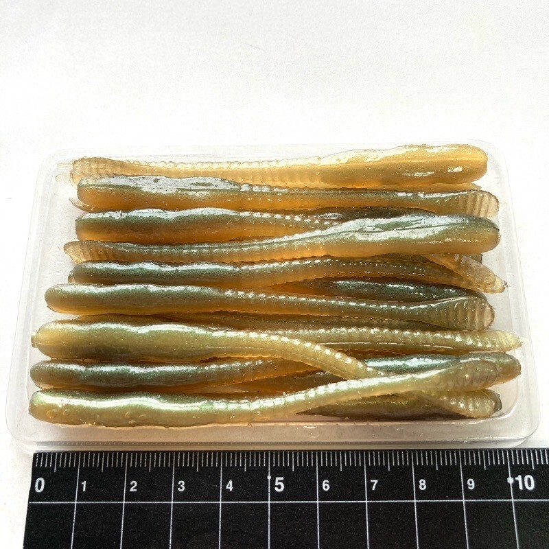 815893 ZOOM/ZBC 4インチ ミートヘッド 17本 #ナチュラルグリーン ZOOM BAIT COMPANY ズーム 旧マテリアル拍卖