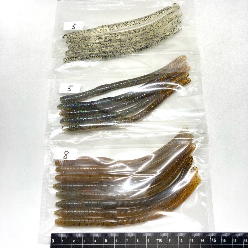 816154 バブルガムワーム BUBBLEGUM フローティングワーム 18本 オールド品 希少入手困難品 アメリカンワーム拍卖