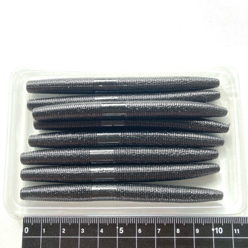 816191 ゲーリーヤマモト 4インチ ヤマセンコー 8本 GARY YAMAMOTO #020 ブラック拍卖