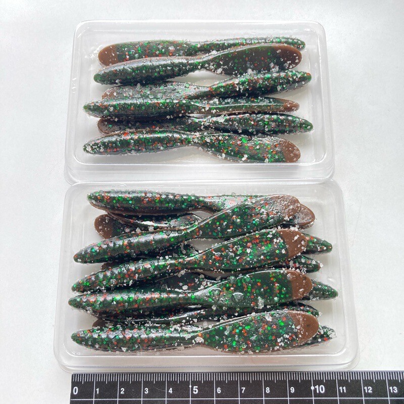 812782 フジオカパドル 4インチクラス 16本 キャスティークチョイス?FUJIOKA PADDLE 藤岡 カリフォルニアパドルテール系 オールド品拍卖