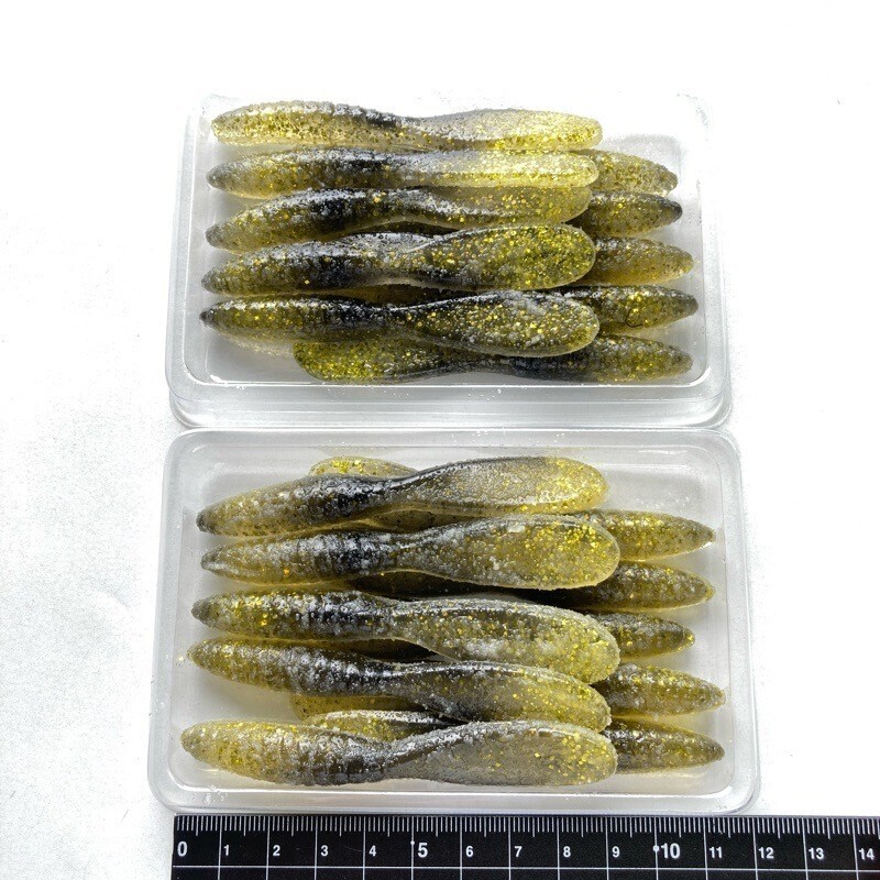 813536 フジオカパドル 3.5インチクラス 20本 FUJIOKA PADDLE ハンドポワード 藤岡 パドルテール カリフォルニアワーム オールド品拍卖