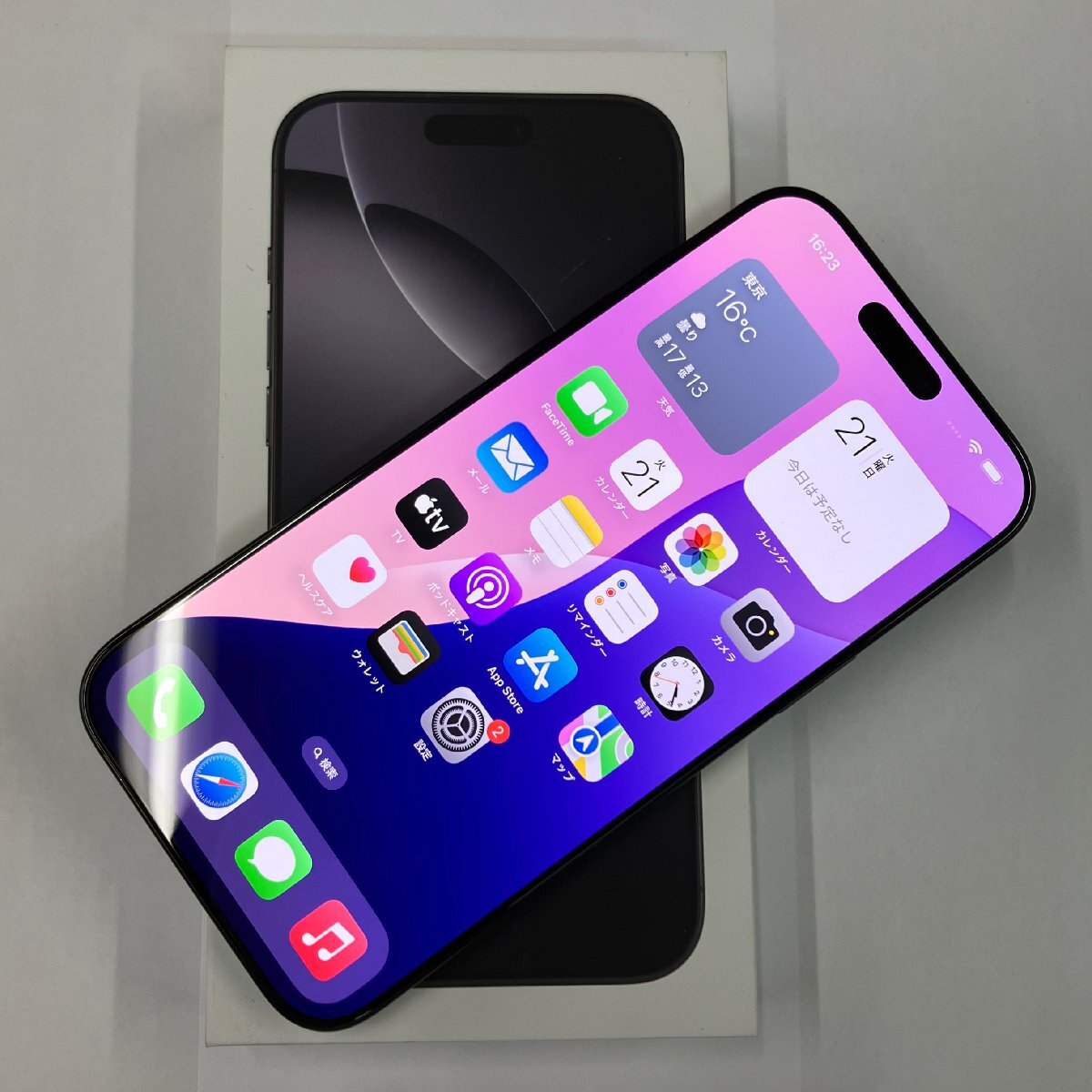 【中古美品】国内版SIMフリー iPhone16 Pro Max 1TB ブラックチタニウム MYWQ3J/A Apple【四丁目店】拍卖