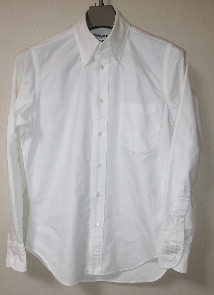 インディビジュアライズドシャツ(INDIVIDUALIZED SHIRTS)ホワイトオックスフォードBDカラーシャツ拍卖