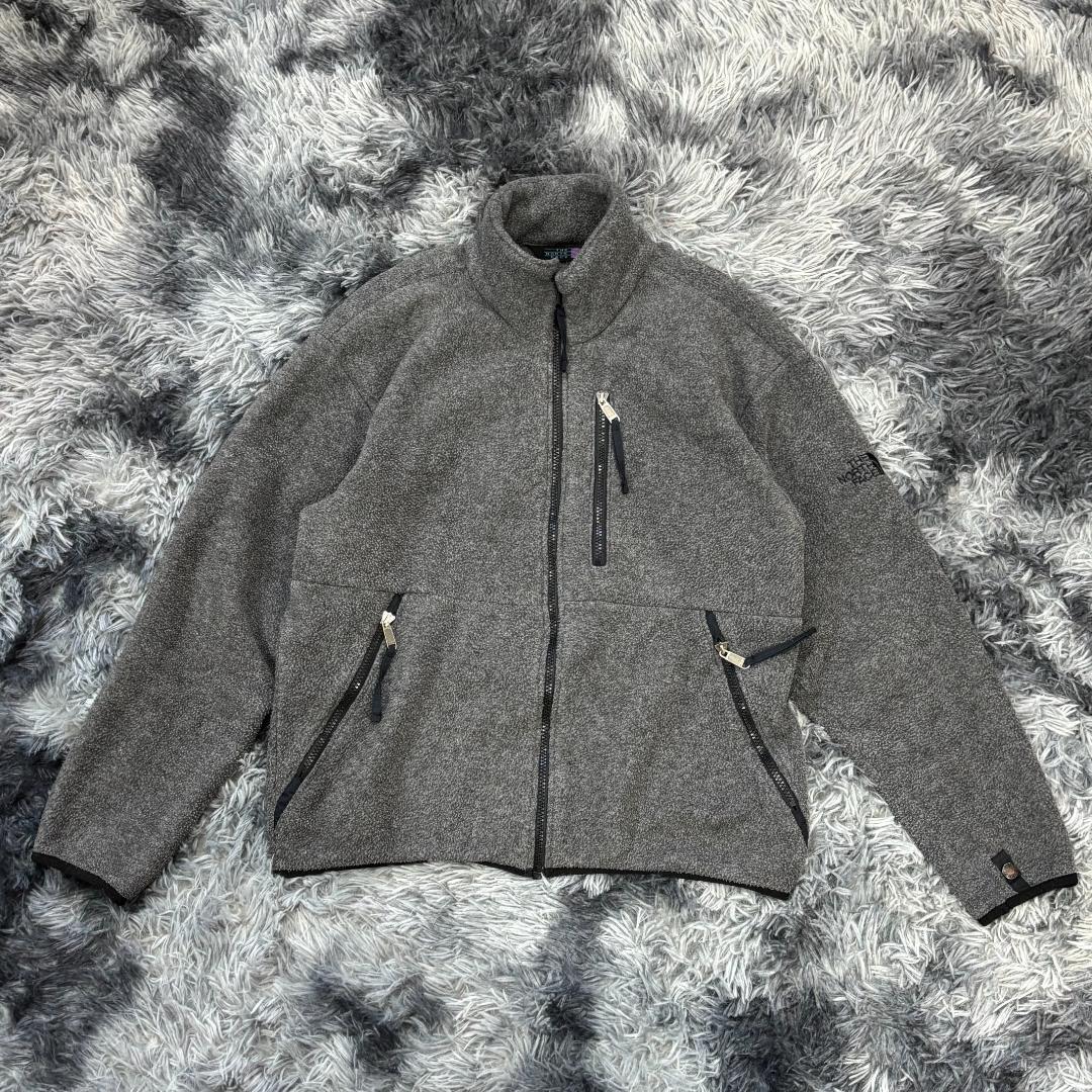 THE NORTH FACE ザノースフェイス ヴィンテージ フリースジャケット NL-3160 グレー サイズL ビンテージ ジップアップ拍卖
