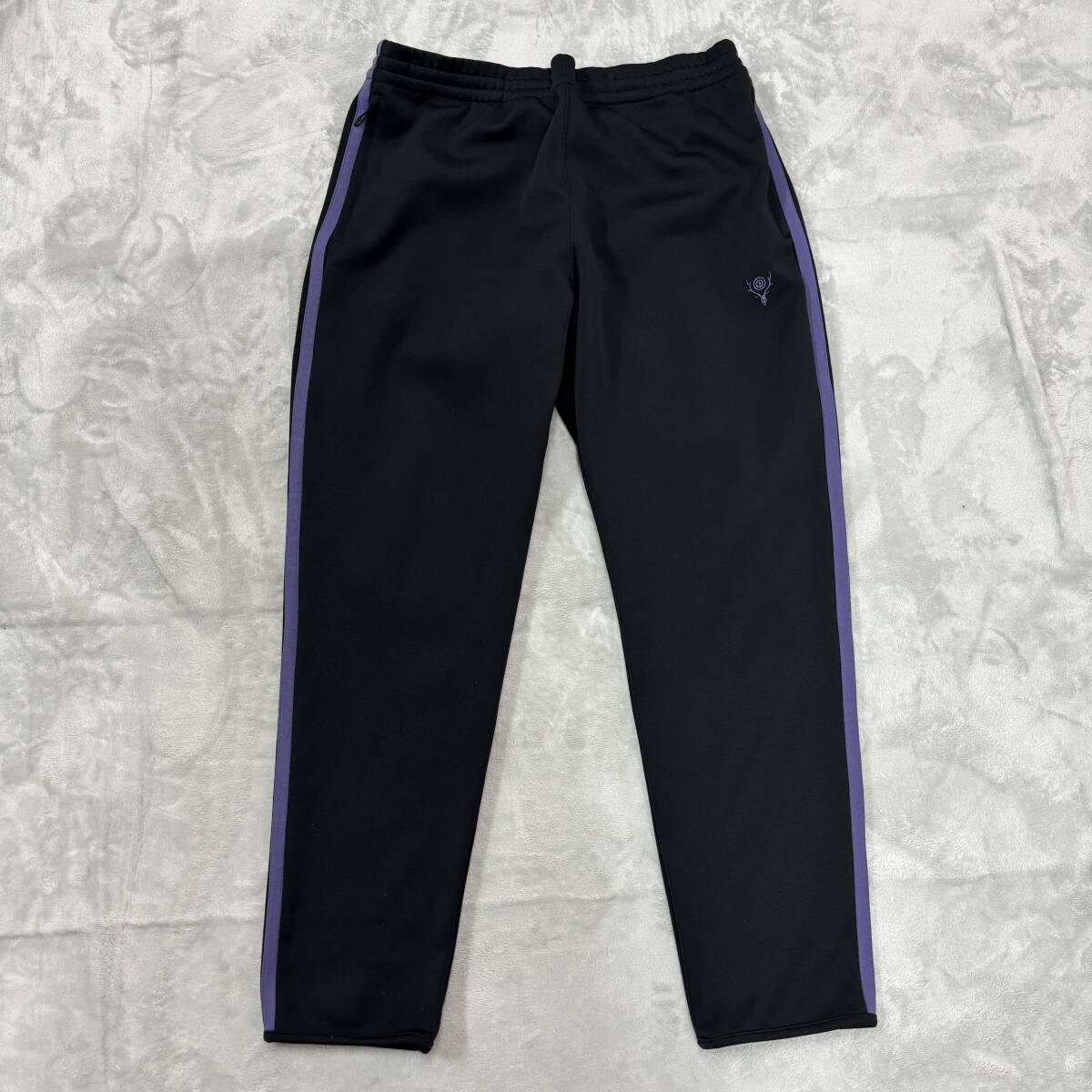 South2 West8(S2W8) サウス2ウエスト8 LQ775 トレーナーパンツ トラックパンツ ジャージ サイズL ブラック×パープル ネペンテス拍卖
