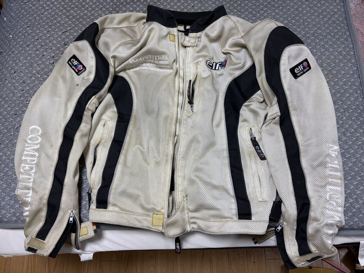elf ライディング メッシュジャケット LL エルボー、肩、バックパッド入り エルフ拍卖